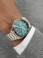 Boss Ανδρικό Ρολόι Χρονογράφος Μπαταρίας με Ασημί Μεταλλικό Μπρασελέ - Image 3