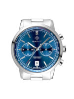 Gant Ανδρικό Ρολόι 42mm Χρονογράφος Μπαταρίας με Ασημί Μεταλλικό Μπρασελέ - Image 2