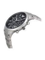 Emporio Armani Ανδρικό Ρολόι 43mm Χρονογράφος Μπαταρίας με Ασημί Μεταλλικό Μπρασελέ - Image 5