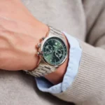 Gant Bergamo Ανδρικό Ρολόι Χρονογράφος Μπαταρίας με Ασημί Μεταλλικό Μπρασελέ - Image 2