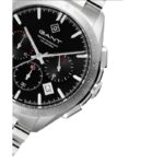 Gant Hammondsport Ανδρικό Ρολόι 43mm Χρονογράφος Μπαταρίας με Ασημί Μεταλλικό Μπρασελέ - Image 2