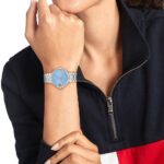 Tommy Hilfiger Lori Γυναικείο Ρολόι 34mm Χρονογράφος Μπαταρίας με Ασημί Μεταλλικό Μπρασελέ - Image 3
