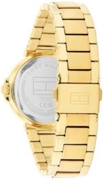 Tommy Hilfiger Lori Γυναικείο Ρολόι 34mm Χρονογράφος Μπαταρίας με Χρυσό Μεταλλικό Μπρασελέ - Image 3