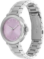 Tommy Hilfiger Lori Γυναικείο Ρολόι 34mm Χρονογράφος Μπαταρίας με Ασημί Μεταλλικό Μπρασελέ - Image 2