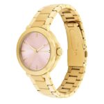 Tommy Hilfiger Lori Γυναικείο Ρολόι 34mm Χρονογράφος Μπαταρίας με Χρυσό Μεταλλικό Μπρασελέ - Image 2
