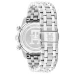 Tommy Hilfiger Sport Ανδρικό Ρολόι 41mm Χρονογράφος Μπαταρίας με Ασημί Μεταλλικό Μπρασελέ - Image 2