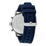 Tommy Hilfiger Rocky Ανδρικό Ρολόι Χρονογράφος Μπαταρίας με Μπλε Μεταλλικό Μπρασελέ - Image 2