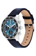 Tommy Hilfiger Troy Ανδρικό Ρολόι Χρονογράφος Μπαταρίας με Μπλε Δερμάτινο Λουράκι - Image 2