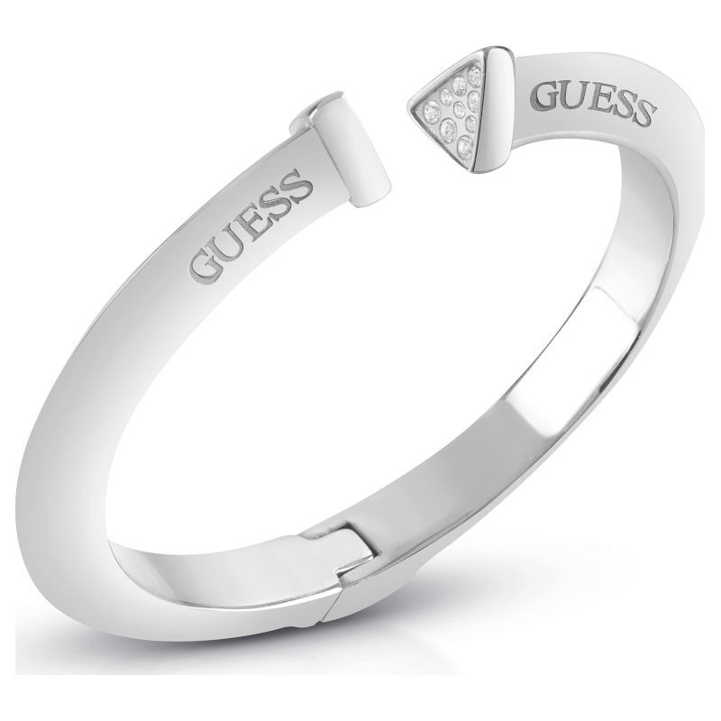 Guess Hoops Don't Lie Γυναικείο Βραχιόλι Χειροπέδα από Ατσάλι με Ζιργκόν - Image 1