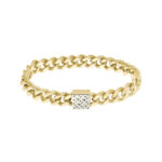 Hugo Boss Ανδρικό Βραχιόλι Αλυσίδα από Ατσάλι Επιχρυσωμένο