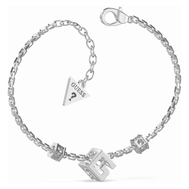 Guess Γυναικείο Βραχιόλι Αλυσίδα από Ατσάλι με Ζιργκόν - Image 1