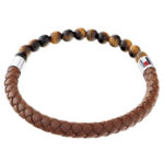 Tommy Hilfiger Ανδρικό Βραχιόλι Χειροπέδα από Δέρμα