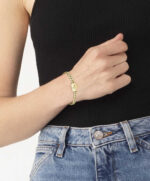 Lacoste Γυναικείο Βραχιόλι με σχέδιο Καρδιά από Ατσάλι Επιχρυσωμένο - Image 3