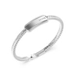 Guess Ανδρικό Βραχιόλι Ταυτότητα από Ατσάλι