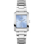 Guess Γυναικείο Ρολόι 27mm Χρονογράφος Μπαταρίας με Ασημί Μεταλλικό Μπρασελέ