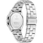 Guess Empress Γυναικείο Ρολόι 34mm Χρονογράφος Μπαταρίας με Ασημί Μεταλλικό Μπρασελέ - Image 3