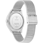 Guess Γυναικείο Ρολόι 30mm Χρονογράφος Μπαταρίας με Ασημί Μεταλλικό Μπρασελέ - Image 2