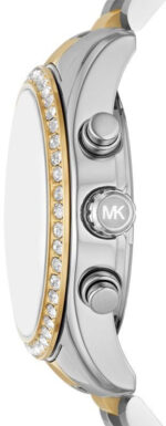 Michael Kors Lexington Γυναικείο Ρολόι 36mm Χρονογράφος Μπαταρίας με Χρυσό Μεταλλικό Μπρασελέ - Image 2
