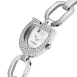 Guess Γυναικείο Ρολόι 22mm Χρονογράφος Μπαταρίας με Ασημί Μεταλλικό Μπρασελέ - Image 2