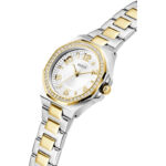 Guess Γυναικείο Ρολόι 34mm Χρονογράφος Μπαταρίας με Ασημί Μεταλλικό Μπρασελέ - Image 2