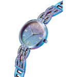 Guess Γυναικείο Ρολόι 32mm Χρονογράφος Μπαταρίας με Μπλε Μεταλλικό Μπρασελέ - Image 2