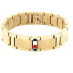 Tommy Hilfiger Ανδρικό Βραχιόλι από Ατσάλι Επιχρυσωμένο