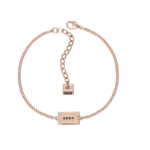 DKNY Γυναικείο Βραχιόλι Αλυσίδα από Ατσάλι Επιχρυσωμένο