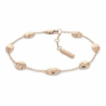 Calvin Klein Γυναικείο Βραχιόλι Αλυσίδα από Ατσάλι Επιχρυσωμένο