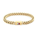 Tommy Hilfiger Ανδρικό Βραχιόλι Αλυσίδα από Ατσάλι Επιχρυσωμένο