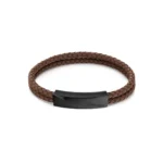 Calvin Klein Ανδρικό Βραχιόλι Ταυτότητα από Δέρμα