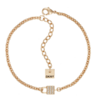 DKNY Γυναικείο Βραχιόλι Αλυσίδα Επιχρυσωμένο