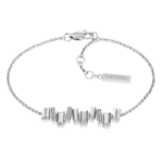 Calvin Klein Luster Γυναικείο Βραχιόλι Αλυσίδα από Ατσάλι με Ζιργκόν