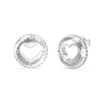 Guess Σκουλαρίκια Καρφωτά από Ατσάλι με Πέτρες