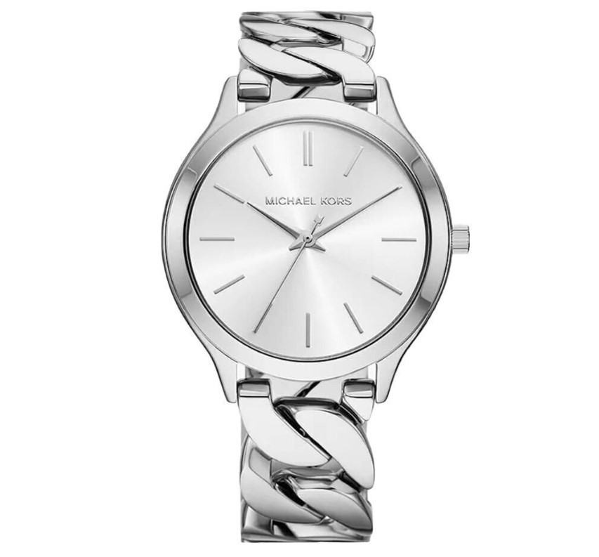 MK7474 Michael Kors Runway Γυναικείο Ρολόι 38mm Χρονογράφος Μπαταρίας με Ασημί Μεταλλικό Μπρασελέ - Image 1