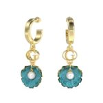 Guess Σκουλαρίκια από Ατσάλι Επιχρυσωμένα με Πέτρες