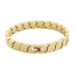 Tommy Hilfiger Ανδρικό Βραχιόλι από Ατσάλι Επιχρυσωμένο