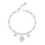 Guess Γυναικείο Βραχιόλι με σχέδιο Καρδιά από Ατσάλι