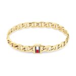 Tommy Hilfiger Ανδρικό Βραχιόλι από Ατσάλι Επιχρυσωμένο
