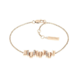 Calvin Klein Luster Γυναικείο Βραχιόλι Αλυσίδα από Ατσάλι Επιχρυσωμένο με Ζιργκόν