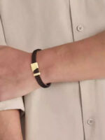 Ανδρικό Βραχιόλι Calvin Klein 35000501 Από Ανοξείδωτο Ατσάλι Και Καφέ Δέρμα - Image 3