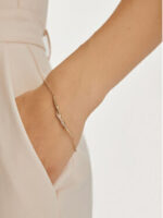 Calvin Klein Γυναικείο Βραχιόλι από Ατσάλι Επιχρυσωμένο με Ζιργκόν - Image 3