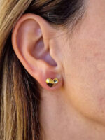 Calvin Klein Stud Σκουλαρίκια Καρφωτά από Ατσάλι Επιχρυσωμένα - Image 2