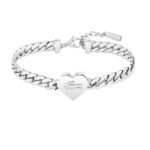 Lacoste Γυναικείο Βραχιόλι με σχέδιο Καρδιά από Ατσάλι