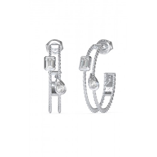 uyersgkjgrrh-500x500 Guess Σκουλαρίκια Κρίκοι από Ατσάλι με Πέτρες - Image 1