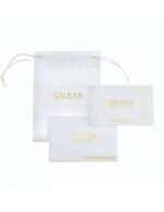 Guess All You Need Is Love Σκουλαρίκια Κρίκοι από Ατσάλι Επιχρυσωμένα με Πέτρες - Image 2