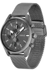 Hugo Boss Ανδρικό Ρολόι Χρονογράφος με Ασημί Μεταλλικό Μπρασελέ 1530261 - Image 6