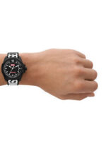 Diesel Baby Chief Ανδρικό Ρολόι 43mm Χρονογράφος Solar με Μαύρο Μεταλλικό ΜπρασελέDZ4653 - Image 2