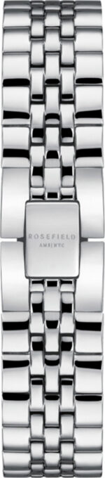 Rosefield Mini Boxy Γυναικείο Ρολόι 28mm Μπαταρίας με Ασημί Μεταλλικό Μπρασελέ - Image 3