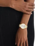 Calvin Klein Γυναικείο Ρολόι 30mm Χρονογράφος Μπαταρίας με Χρυσό Μεταλλικό Μπρασελέ - Image 4