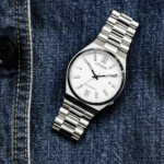 Citizen Tsuyosa Ανδρικό Ρολόι 40mm Χρονογράφος Αυτόματο με Ασημί Μεταλλικό Μπρασελέ